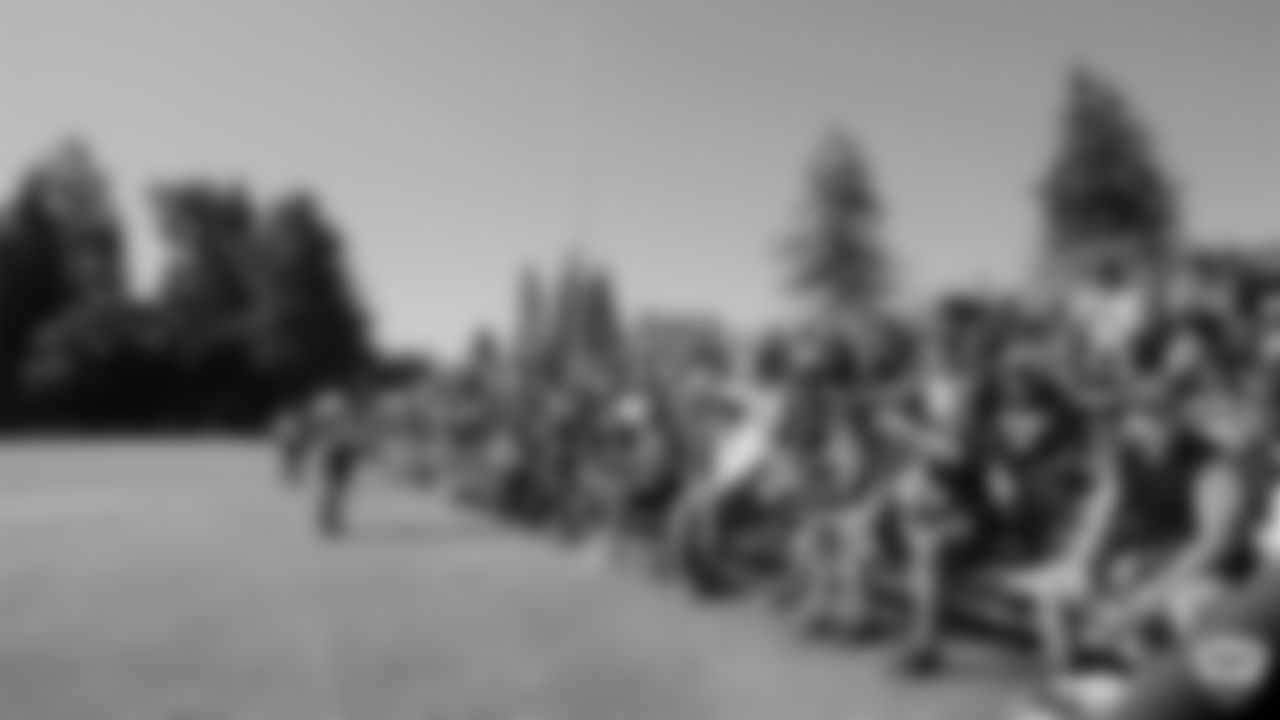 Raiders fans at 2019 Training Camp.