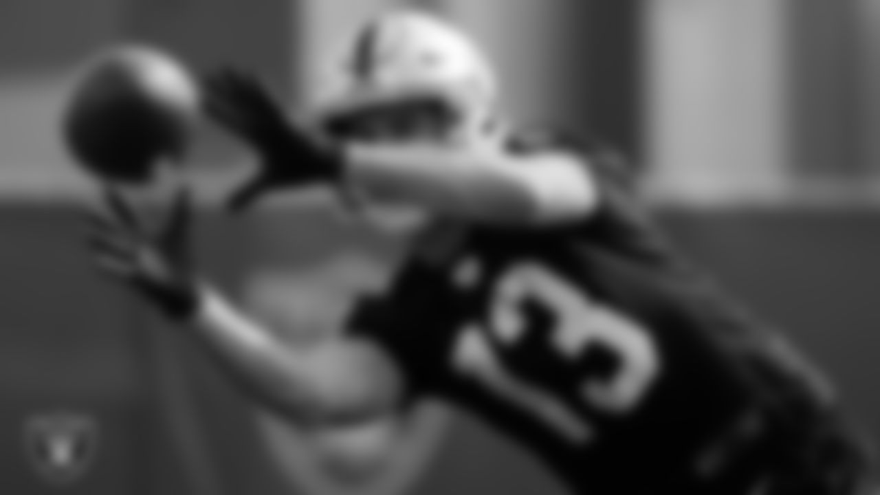 Las Vegas Raiders wide receiver Hunter Renfrow (13) during practice at Intermountain Healthcare Performance Center.