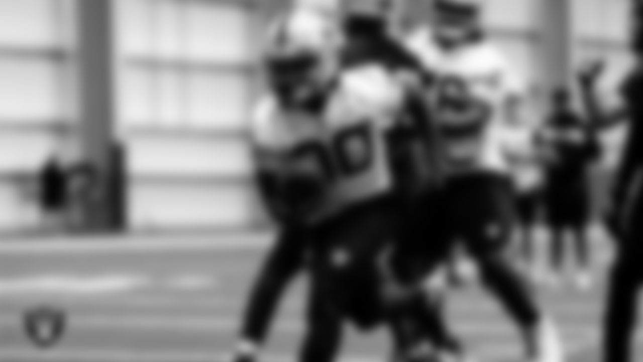 Las Vegas Raiders running back Jalen Richard (30) during practice.