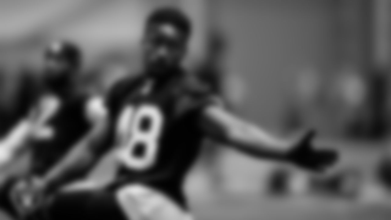 Las Vegas Raiders cornerback Sam Webb (48) at Mandatory Minicamp.