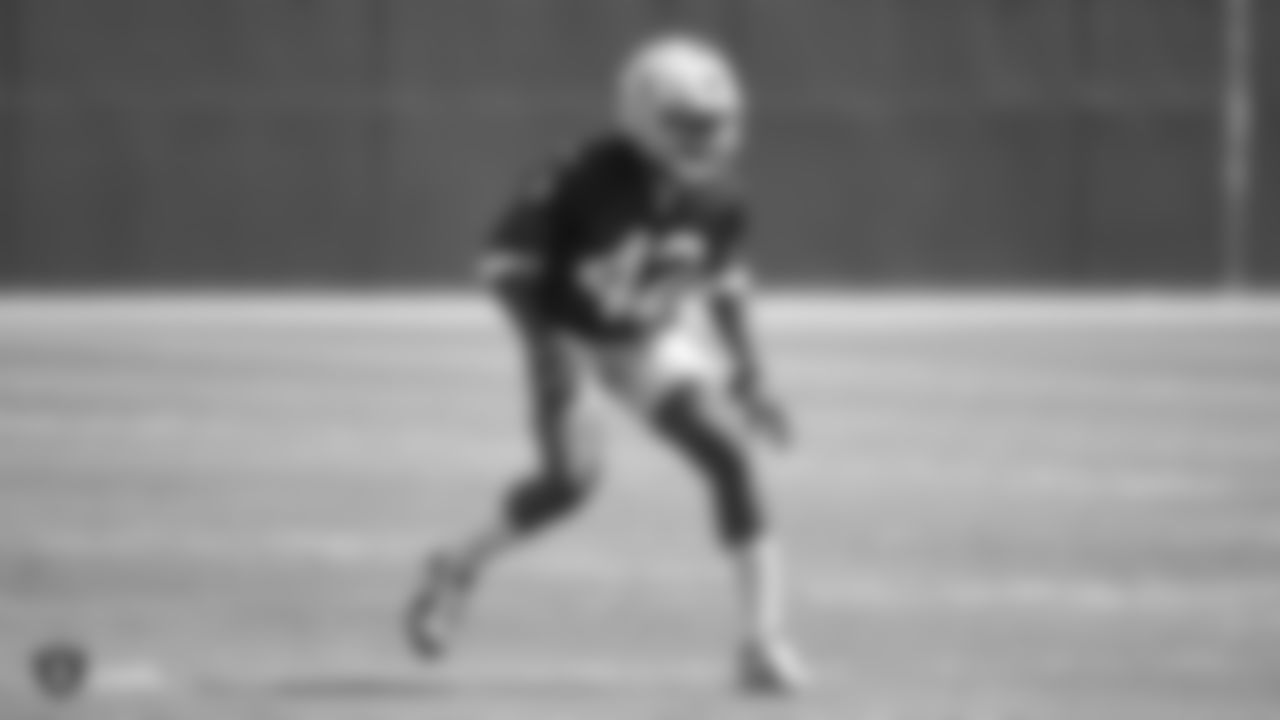 Raiders safety Karl Joseph (42) at a Mandatory Minicamp at the Raiders Practice Facility in Alameda, Calif.