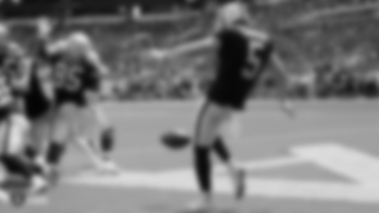 The Oakland Raiders regular season game against the Miami Dolphins at Hard Rock Stadium, Sunday, September 23, 2018, in Miami Gardens, Florida.