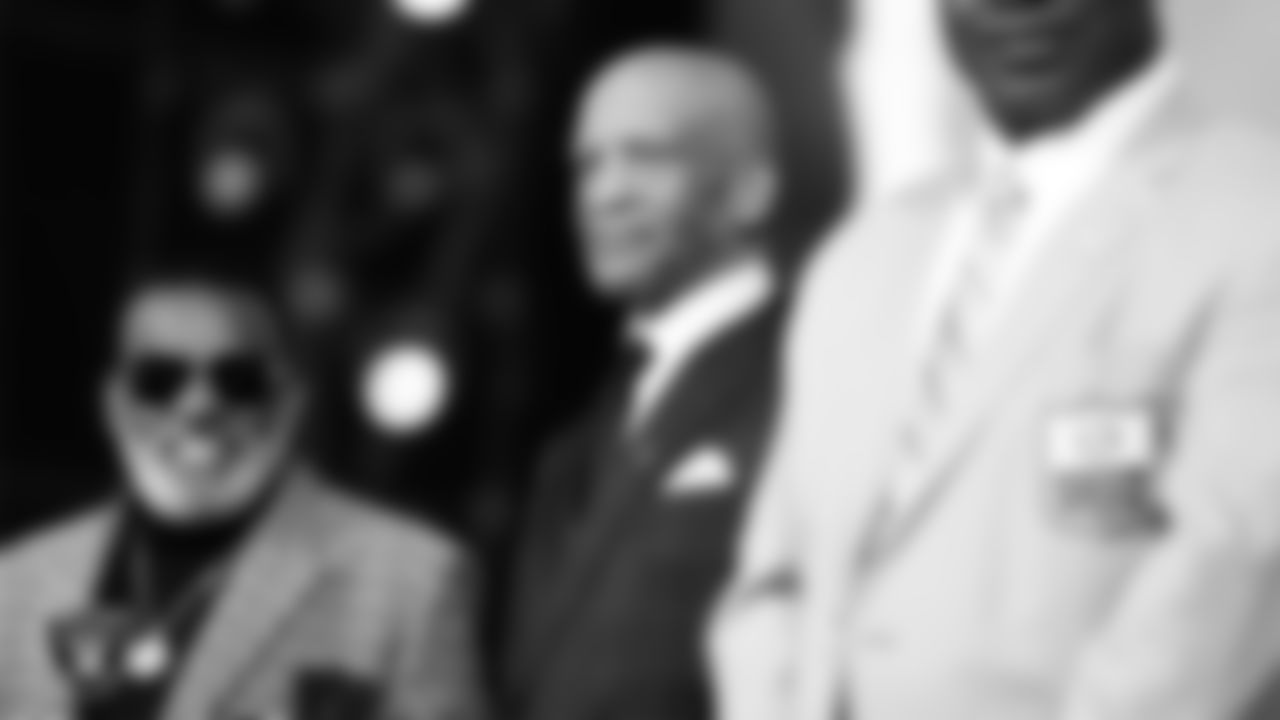 NFL Hall of Famer Drew Pearson on stage during day two of the 2021 NFL Draft..