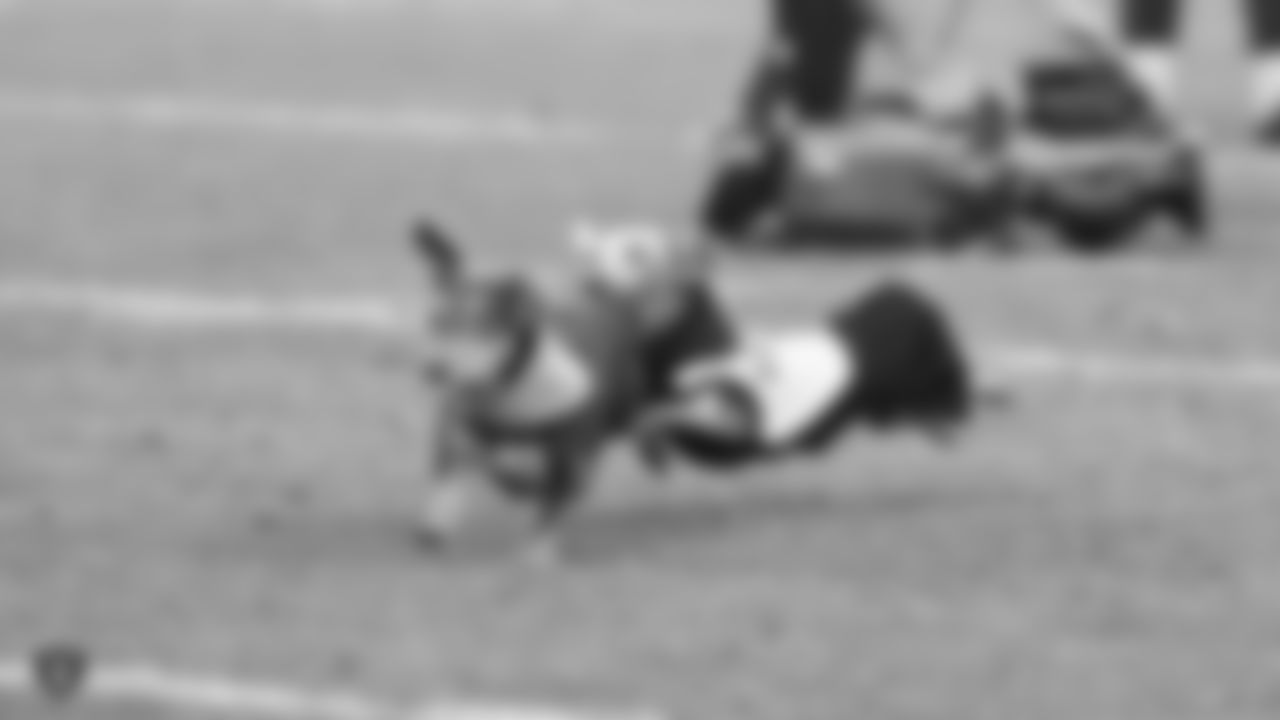 6th Annual Wiener Dog Races during halftime at the Raiders preseason game against the Los Angeles Rams.