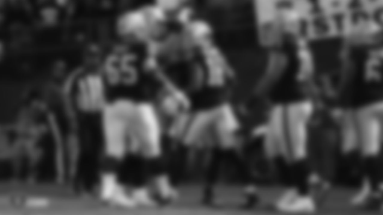 The Raiders regular season game against the Denver Broncos at Oakland-Alameda County Coliseum.