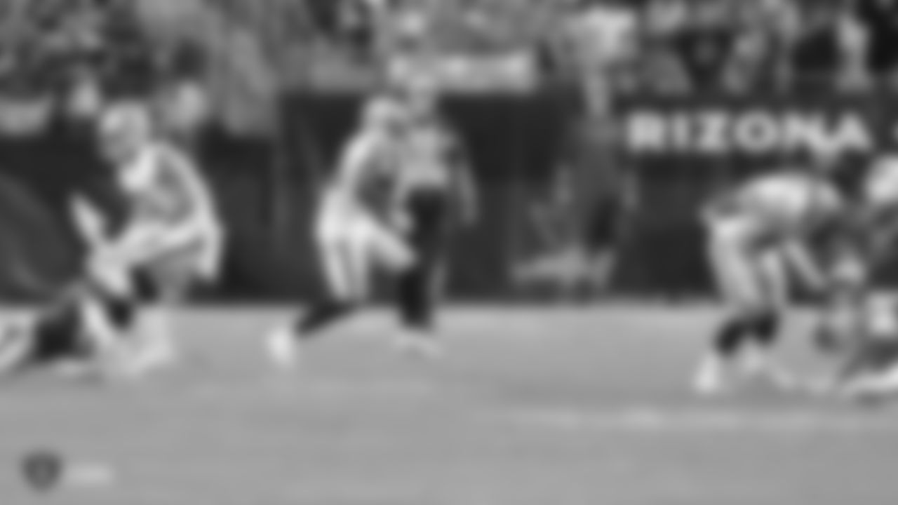 The Raiders preseason game against the Arizona Cardinals at State Farm Stadium.