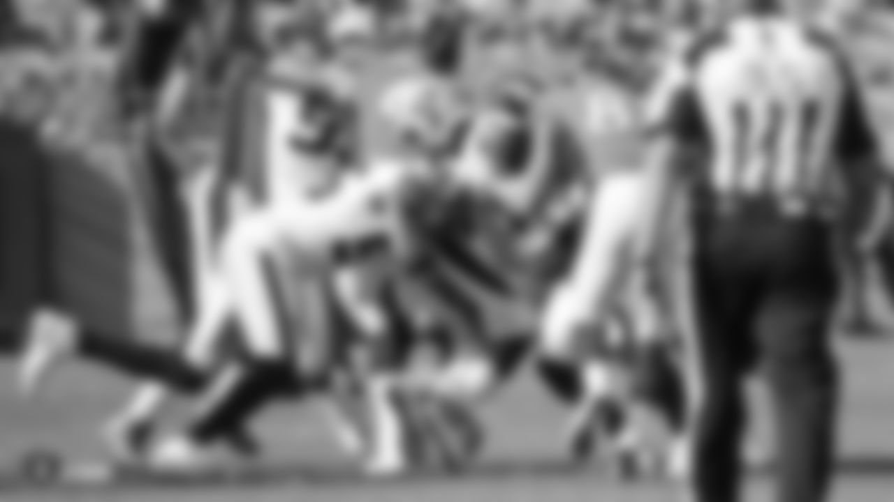 The Oakland Raiders regular season game against the Denver Broncos at Mile High Stadium, Sunday, September 16, 2018, in Denver, Colorado.