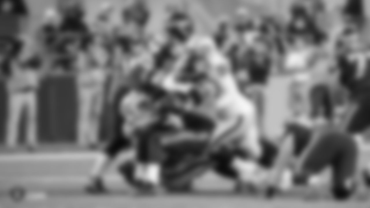 The Oakland Raiders preseason game against the Seattle Seahawks at CenturyLink Field, Thursday, August 30, 2018, in Seattle, Washington.
