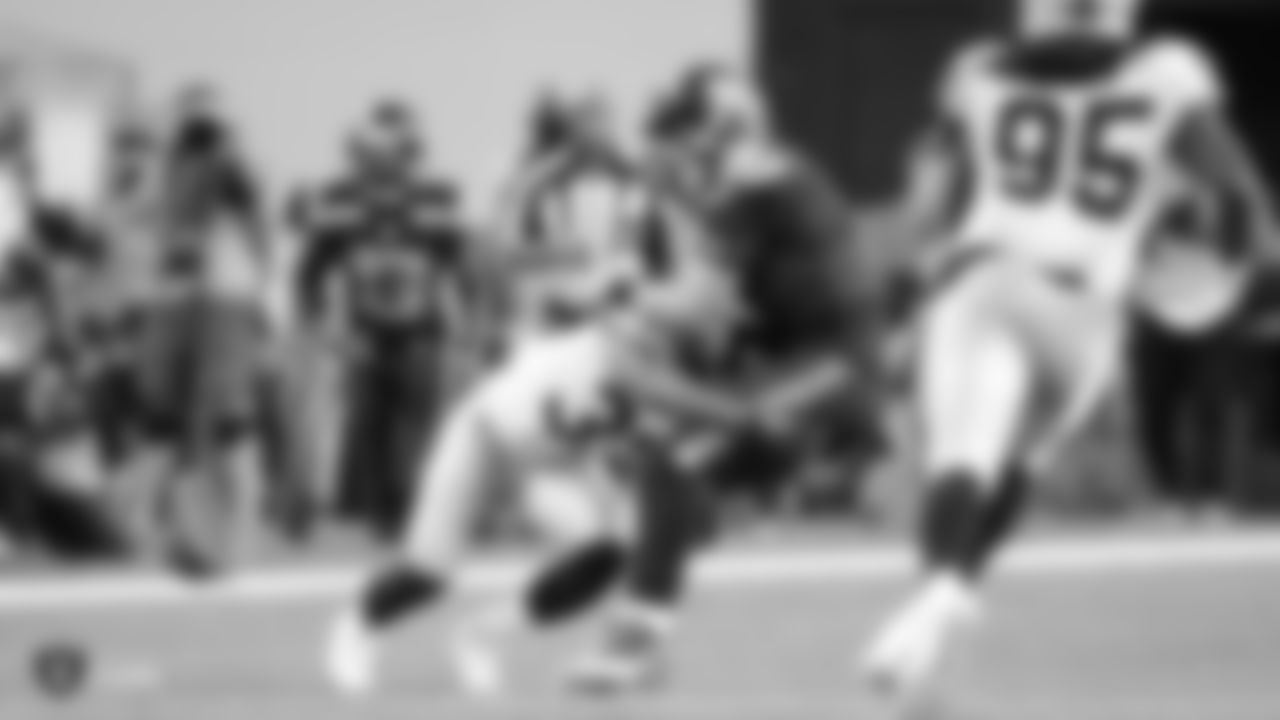 The Oakland Raiders preseason game against the Seattle Seahawks at CenturyLink Field, Thursday, August 30, 2018, in Seattle, Washington.
