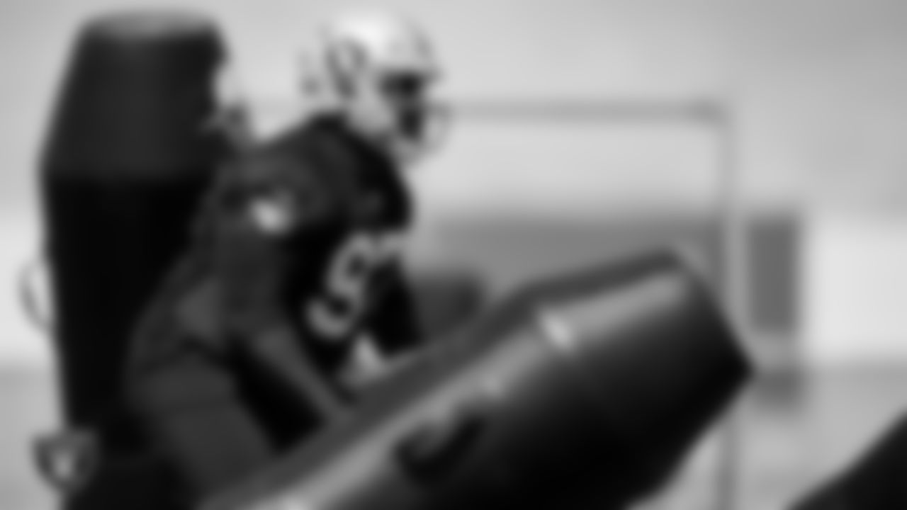 Las Vegas Raiders defensive tackle Andrew Billings (97) during Mandatory Minicamp.