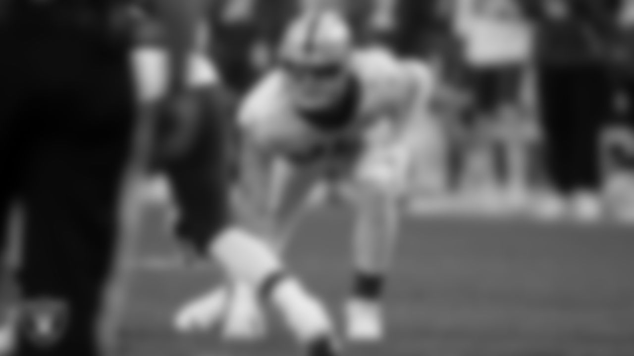 Las Vegas Raiders defensive end Maxx Crosby (98) during the 2022 Pro Bowl at Allegiant Stadium.
