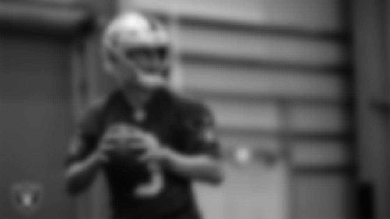 Northern Arizona quarterback Case Cookus (9) at day one of 2021 Rookie Minicamp.