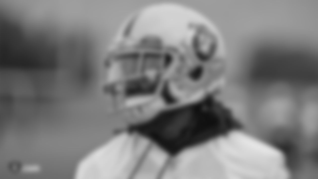 Oakland Raiders cornerback Nick Nelson (23) on the field for practice at the Oakland Raiders Practice Facility, Wednesday, December 5, 2018, in Alameda, California.