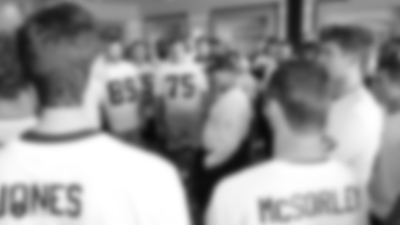 Players and coaches at a walk through on Day 4 of the 2019 Senior Bowl at Renaissance Hotel, Friday, January 25, 2019, in Mobile, Alabama.