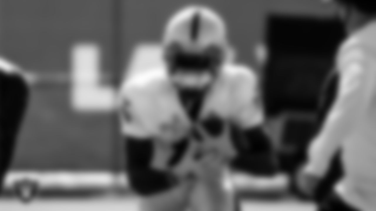 Las Vegas Raiders wide receiver Henry Ruggs III (11) during practice.