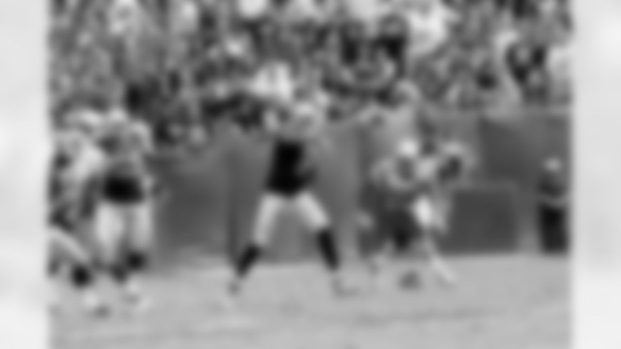 QB Jason Campbell steps into the throw.