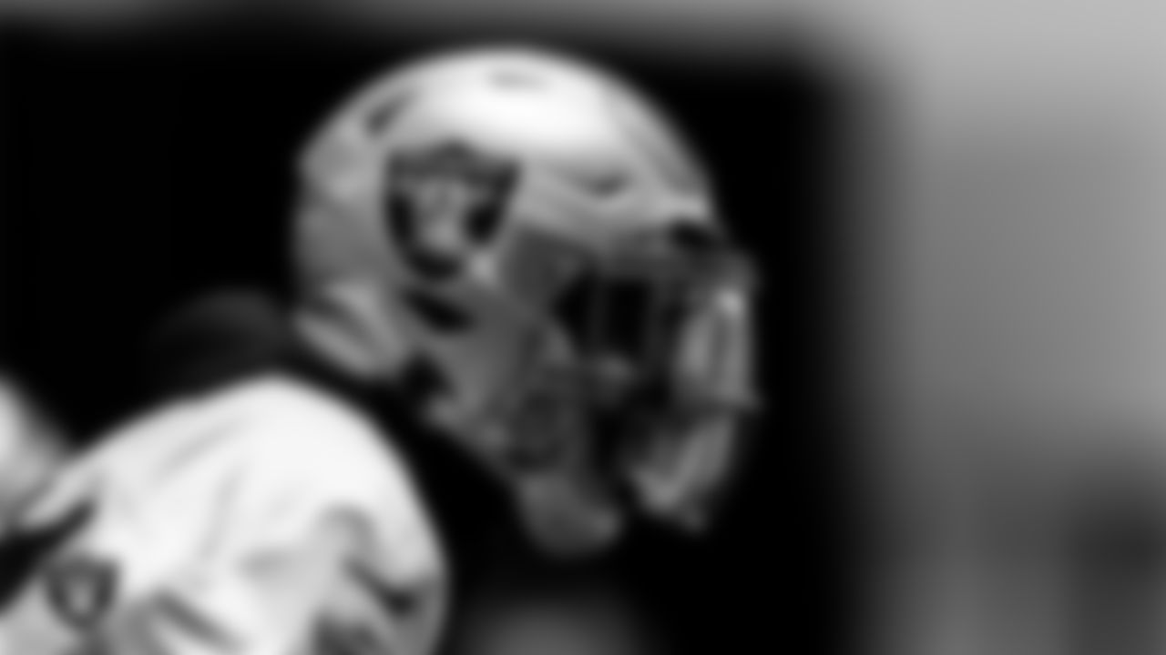 Las Vegas Raiders cornerback Isaiah Johnson (31) during practice.