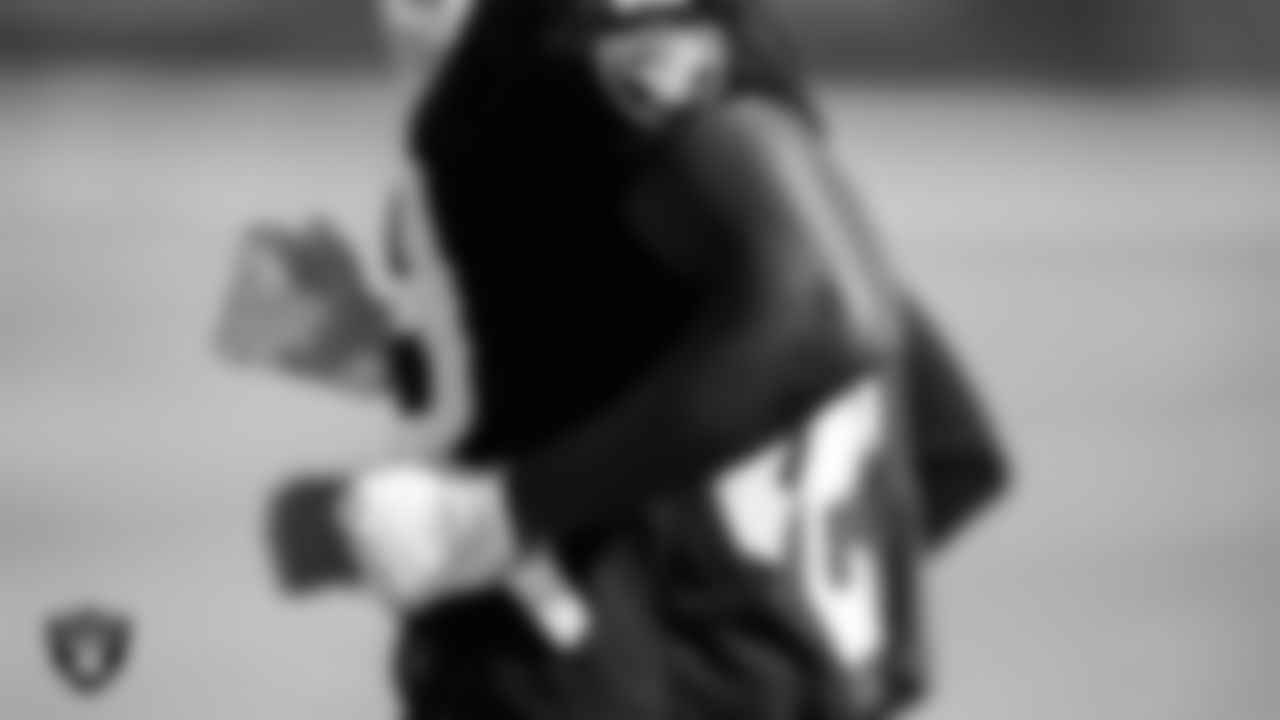 Las Vegas Raiders wide receiver Bryan Edwards (89) during practice.
