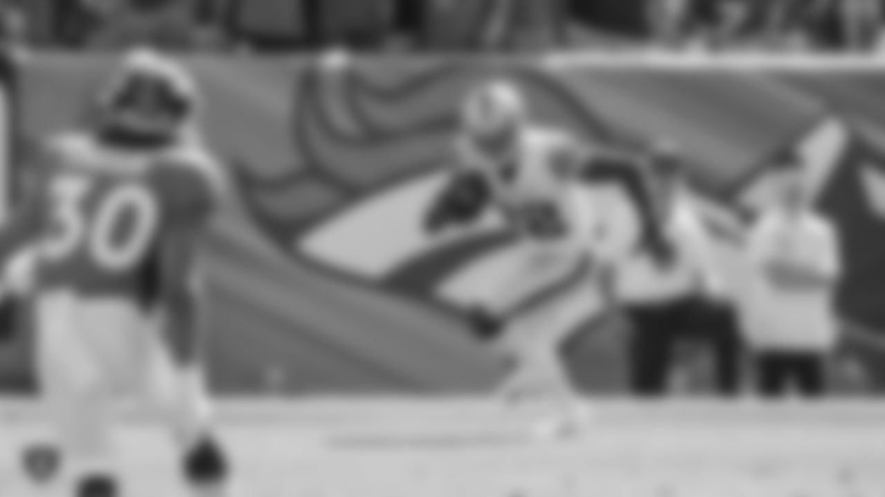 Raiders cornerback Rashaan Melvin (22) during the Oakland Raiders regular season game against the Broncos in Week 2 at Broncos Stadium at Mile High, Sunday, September 16, 2018, in Denver, Colorado.