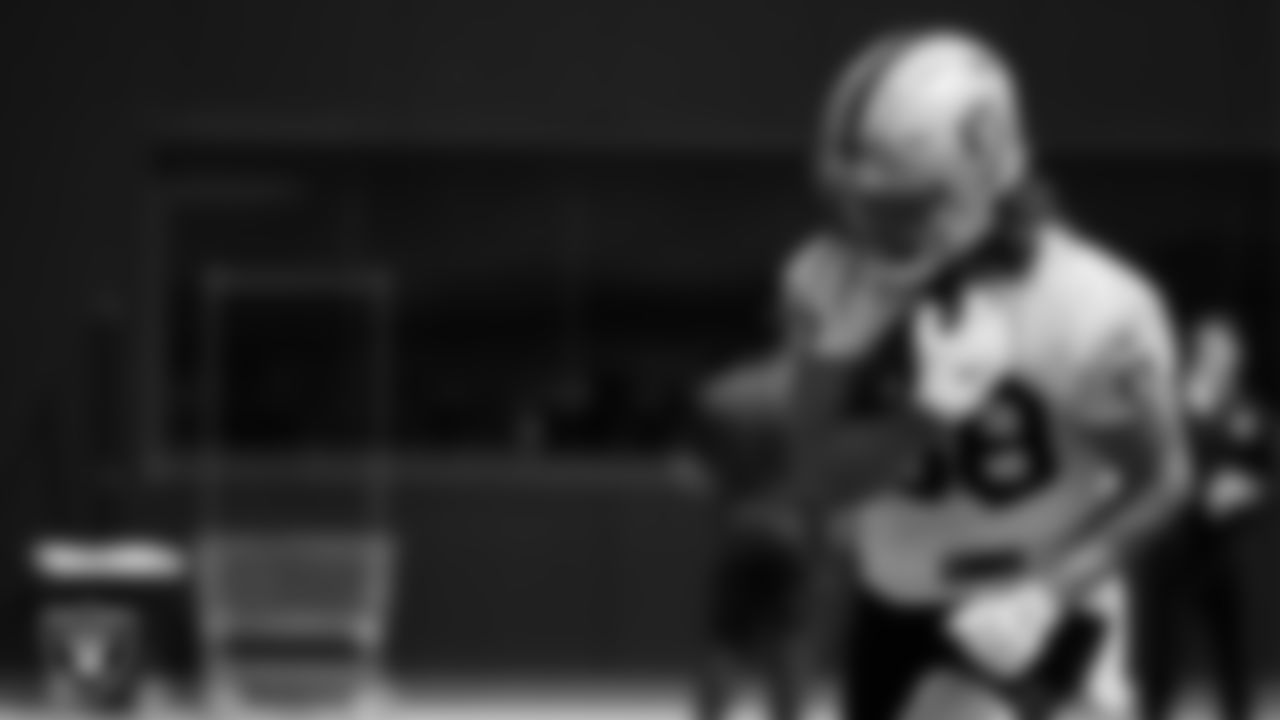 Las Vegas Raiders tight end Jacob Hollister (88) during Day Two of 2022 Veteran Minicamp.