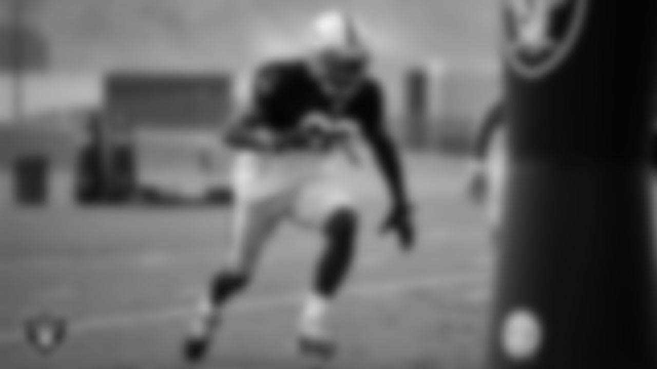 Las Vegas Raiders cornerback Nickell Robey-Coleman (23) during practice at Intermountain Healthcare Performance Center.