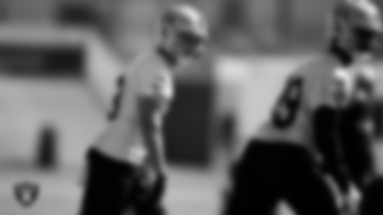 Las Vegas Raiders wide receiver Hunter Renfrow (13) during practice at Intermountain Healthcare Performance Center.