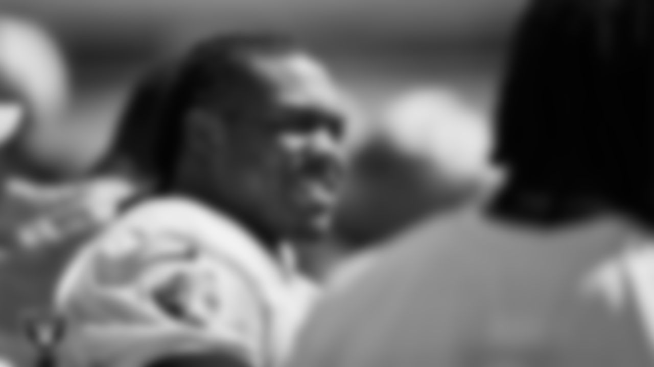 Las Vegas Raiders defensive tackle Darius Philon (96) during practice at Intermountain Healthcare Performance Center.