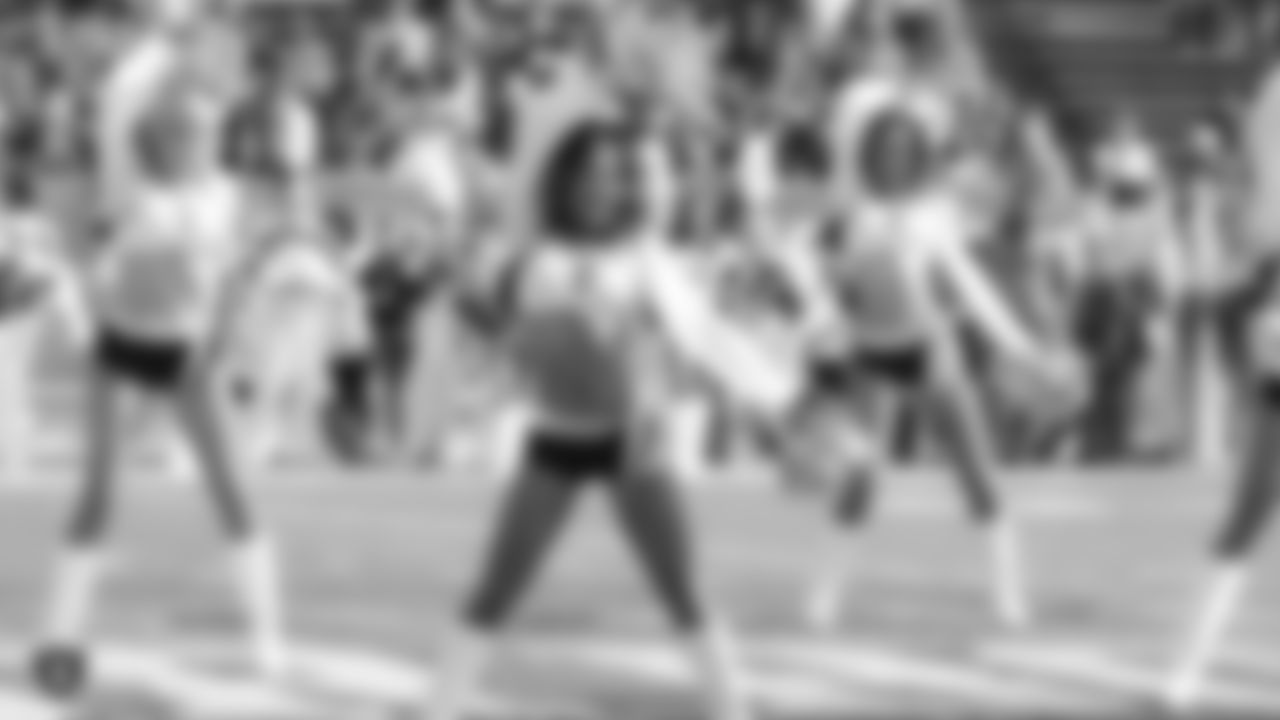 The Raiderettes perform at the 2019 Senior Bowl at Mobile Convention Center, Friday, January 25, 2019, in Mobile, Alabama.
