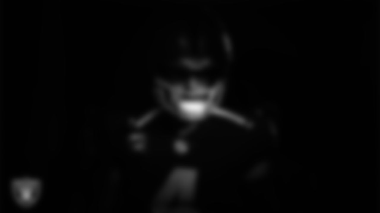 Las Vegas Raiders quarterback Derek Carr (4) walks down the tunnel before the regular season home game against the Philadelphia Eagles.