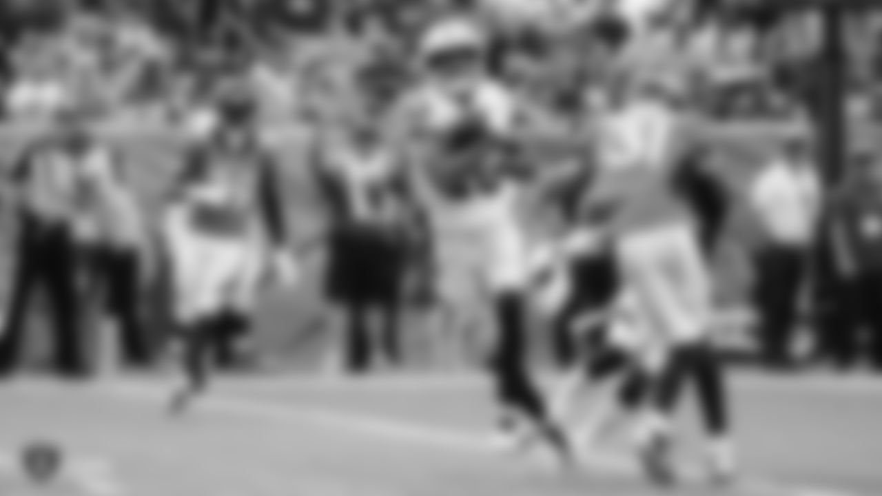 The Oakland Raiders regular season game against the Denver Broncos at Mile High Stadium, Sunday, September 16, 2018, in Denver, Colorado.