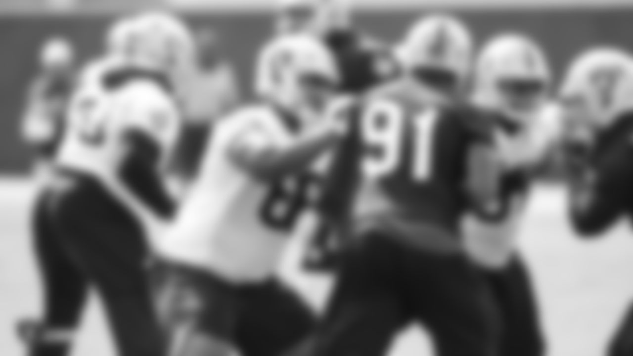 Oakland Raiders offensive guard Gabe Jackson (66) on the field for practice at the Oakland Raiders Practice Facility, Friday, September 14, 2018, in Alameda, California.
