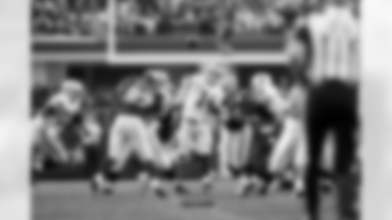 QB Matt McGloin launches a pass up the middle.