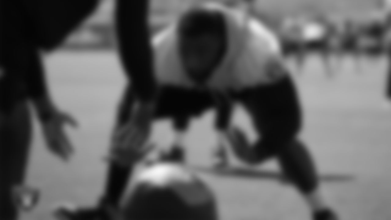 Las Vegas Raiders defensive end Yannick Ngakoue (91) during practice at Intermountain Healthcare Performance Center.