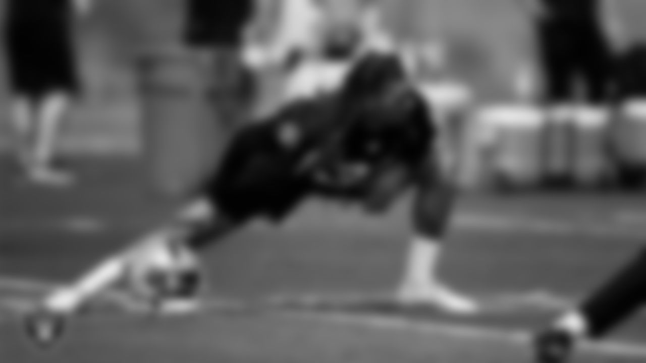Las Vegas Raiders cornerback Cre'Von LeBlanc (31) during Day Two of 2022 Veteran Minicamp.