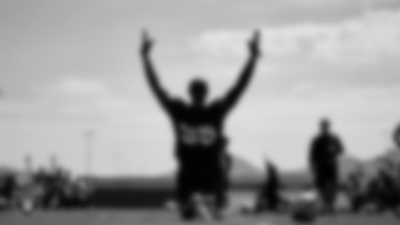 Las Vegas Raiders defensive end Chandler Jones (55) during Day Two of 2022 Veteran Minicamp.