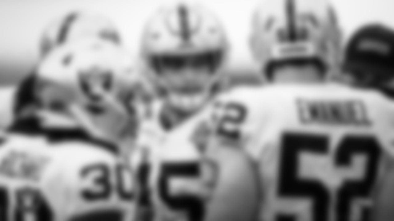 Las Vegas Raiders fullback Alec Ingold (45) during the regular season away game against the New England Patriots.