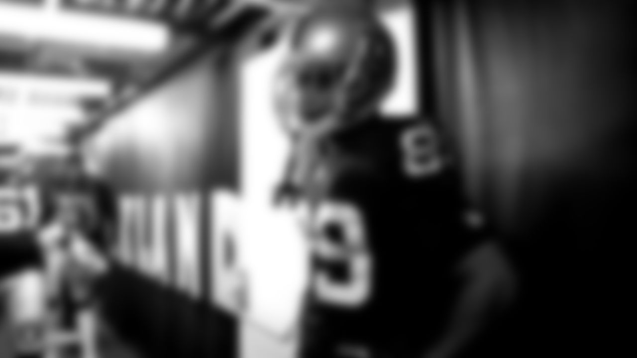 Oakland Raiders wide receiver Amari Cooper (89) enters the stadium during the Oakland Raiders regular season game against the Los Angeles Rams at Oakland-Alameda County Coliseum, Monday, September 10th in Oakland, California. The Oakland Raiders lost 33-13.