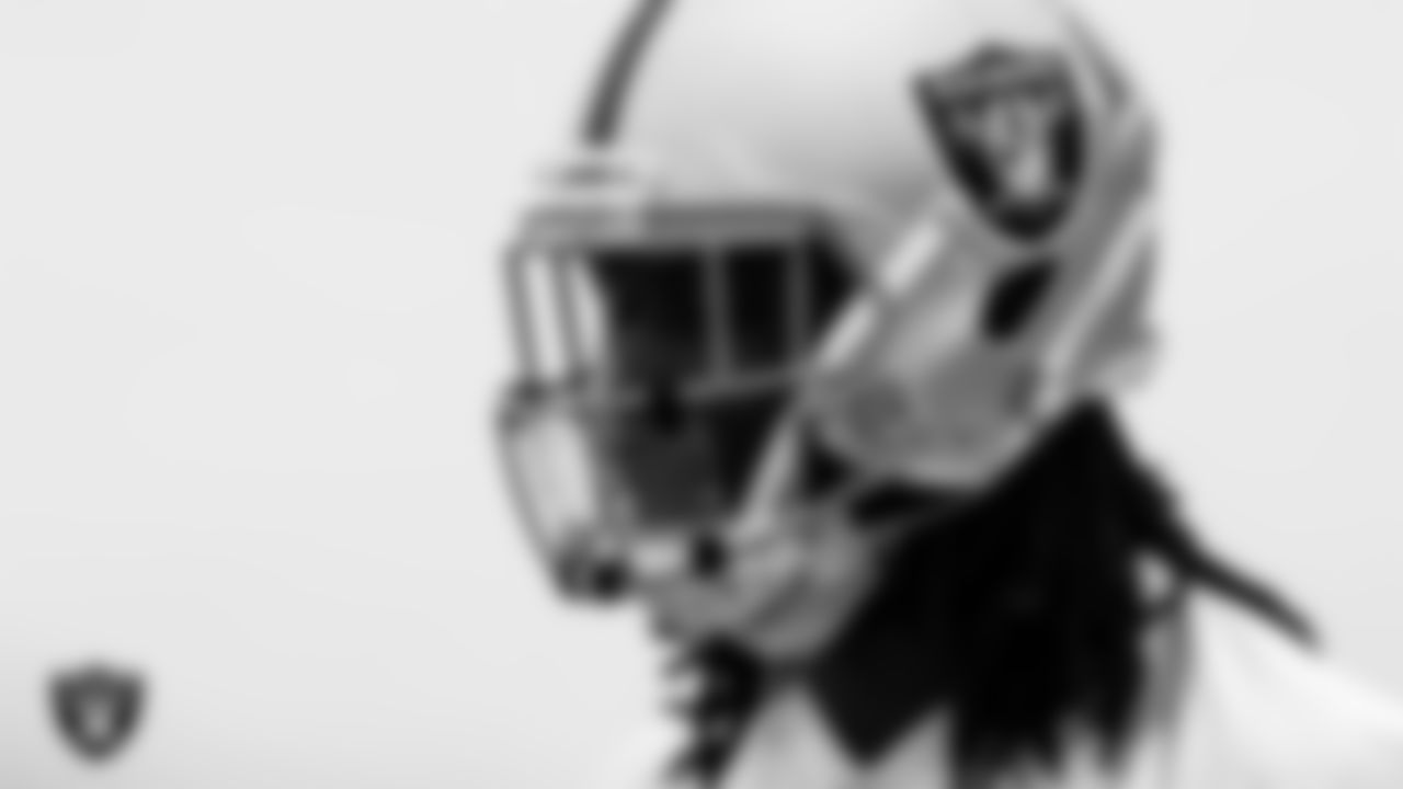 Las Vegas Raiders linebacker Cory Littleton (42) during practice at Intermountain Healthcare Performance Center.