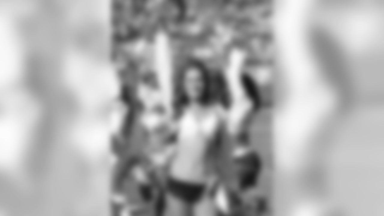 The Raiderettes during player intros before the Oakland Raiders game against the Kansas City Chiefs at Oakland-Alameda County Coliseum, Sunday, December 2, 2018, in Alameda, Calif. The Oakland Raiders lost 40-33.