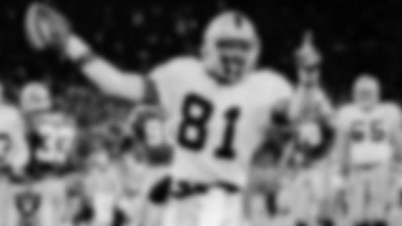 The Raiders selected Tim Brown in the 1st round of the 1988 NFL Draft. Brown played in 240 games with 198 starts recording 1,070 passes for 14,734 yards and 99 TDs. He also returned 320 punts for 3,272 yards and three touchdowns and returned 49 kickoffs for 1,235 yards and one TD. He was selected to play in nine Pro Bowls and enshrined in the Pro Football Hall of Fame in 2015.