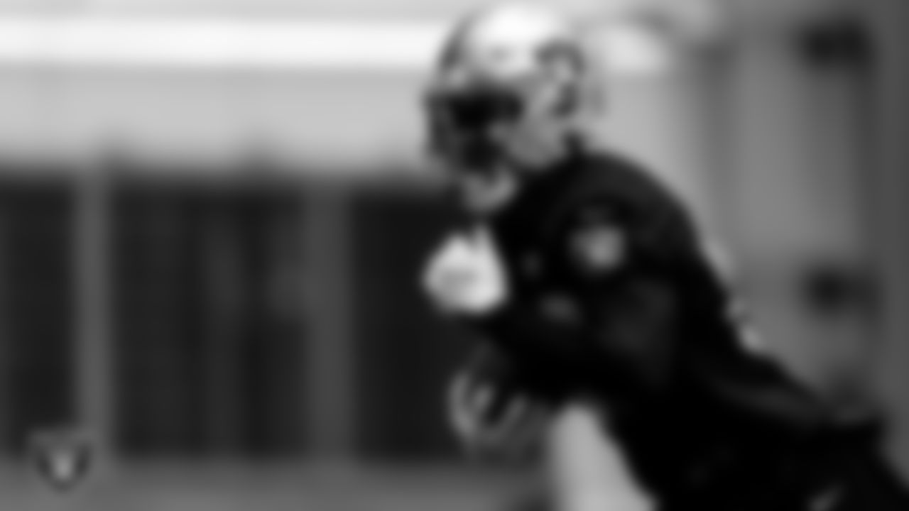 Las Vegas Raiders wide receiver Bryan Edwards (89) during practice.