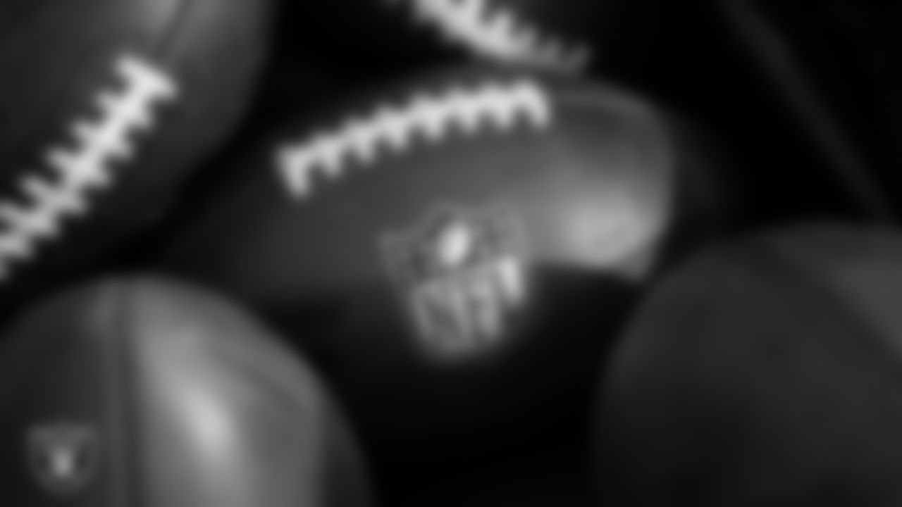 A football during practice at Intermountain Healthcare Performance Center.