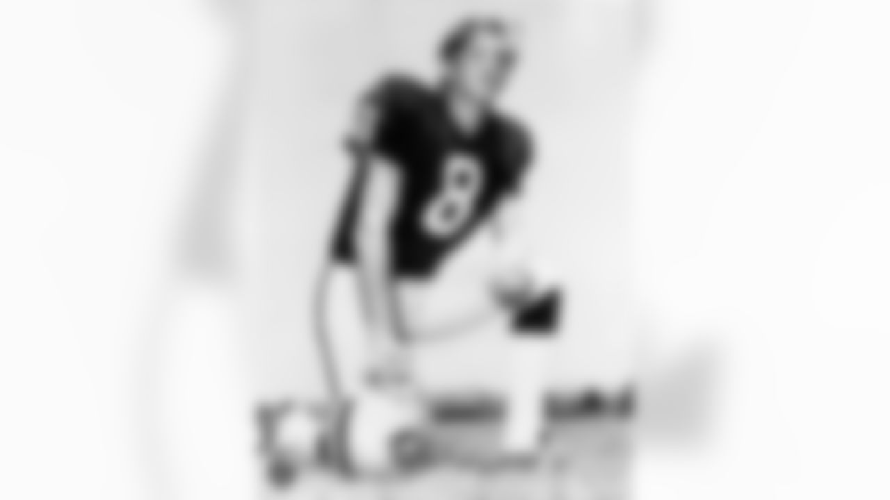 Ray Guy punted 1,049 times during his career for 44,493 yards for an average of 42.5 yards per punt. He perfected the "coffin corner" punt and won three Super Bowls with the Silver and Black. Guy became the first punter inducted into the Pro Football Hall of Fame in 2014.