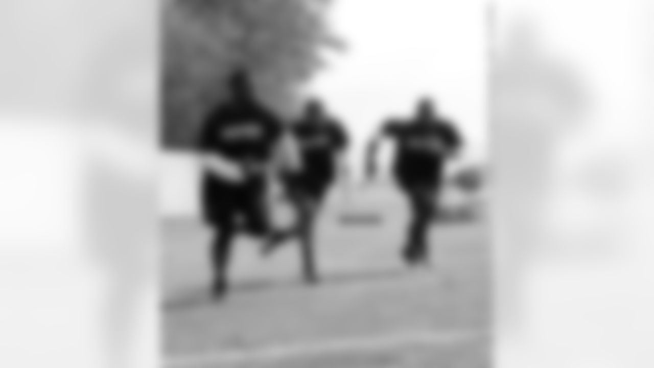 DE Justin Tuck and DTs David Carter and Antonio Smith