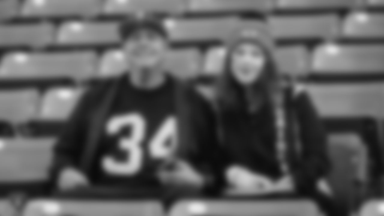 Raiders fans in the stands before for the regular season game against the Los Angeles Chargers at ROKiT Field at Dignity Health Sports Park.
