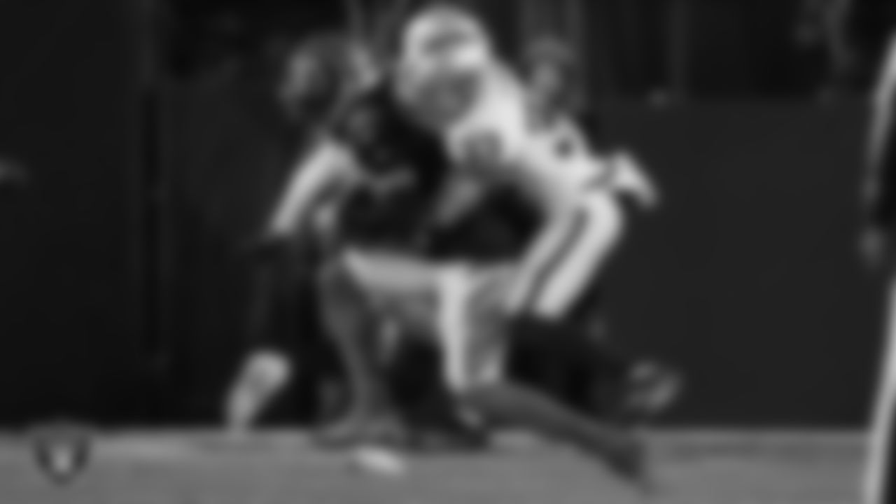 Las Vegas Raiders safety Roderic Teamer (33) during the postseason away game against the Cincinnati Bengals.