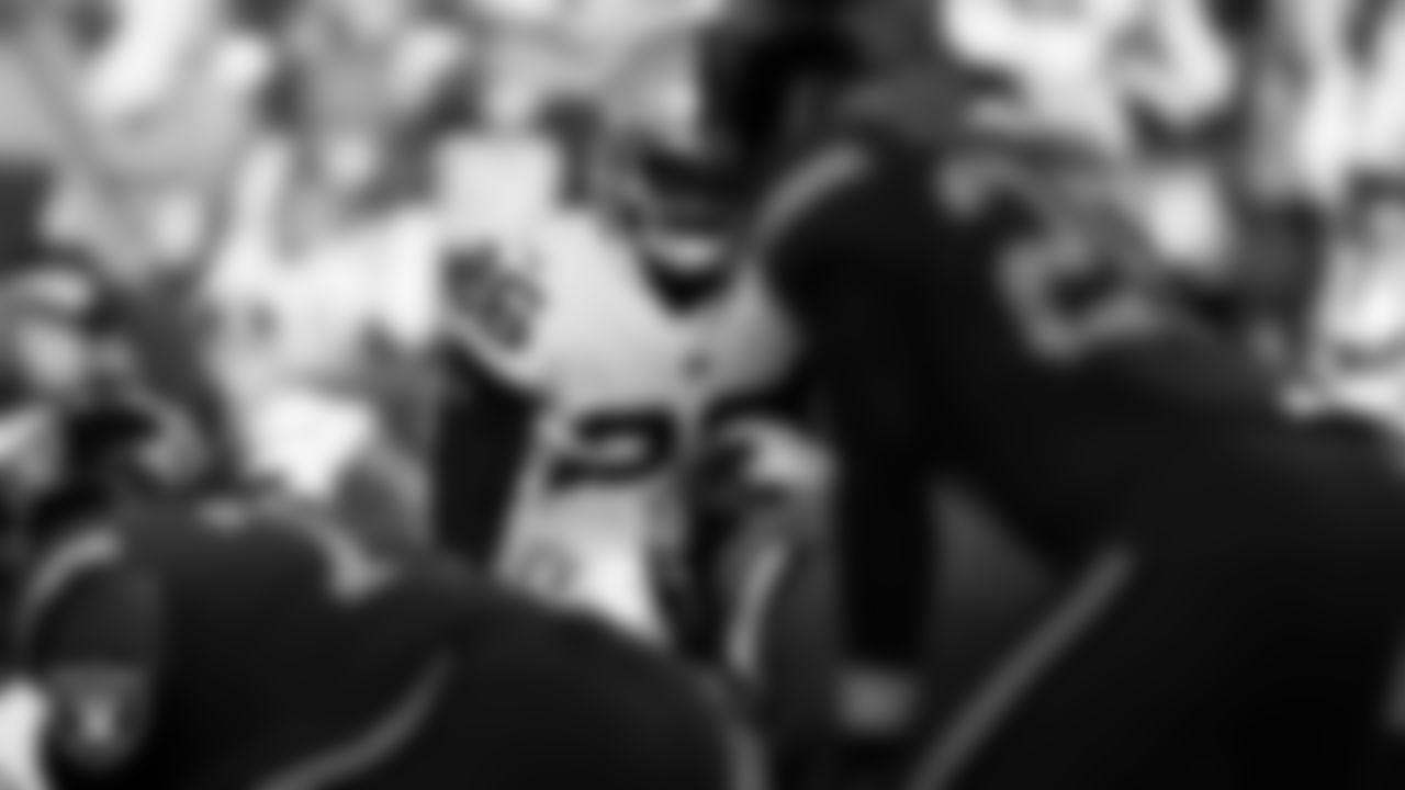 Las Vegas Raiders cornerback Rock Ya-Sin (26) lines up before the snapduring the regular season away game against the Denver Broncos at Empower Field at Mile High.