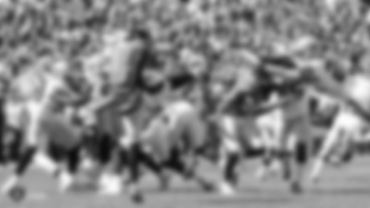 The Oakland Raiders regular season game against the Denver Broncos at Mile High Stadium, Sunday, September 16, 2018, in Denver, Colorado.