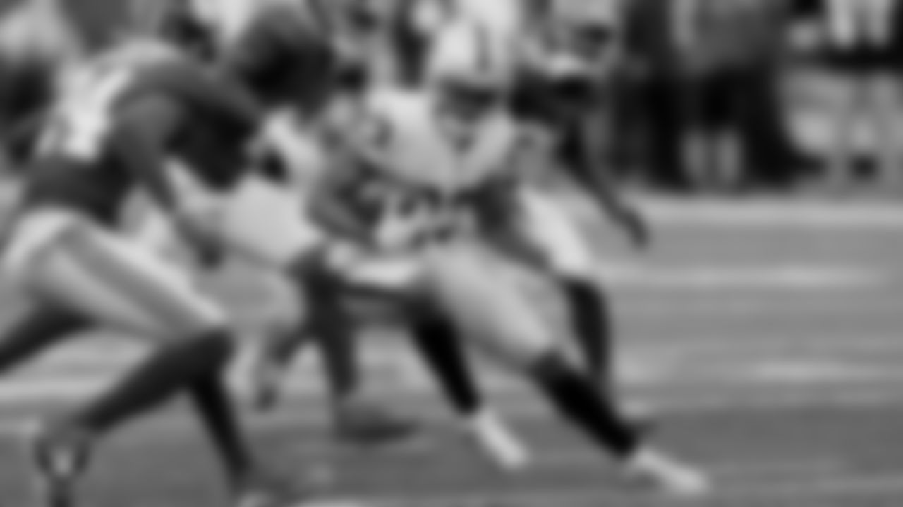 Las Vegas Raiders running back Kenyan Drake (23) during the regular season away game against the New York Giants.