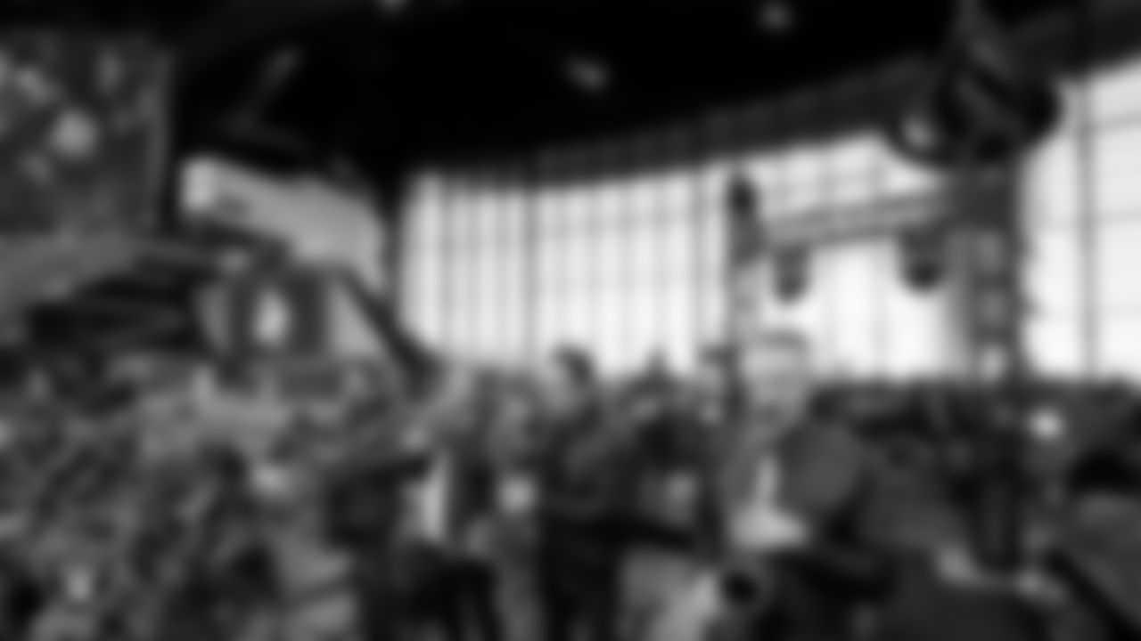 The Las Vegas Raiders' house band performs before the regular season home game against the Denver Broncos at Allegiant Stadium.